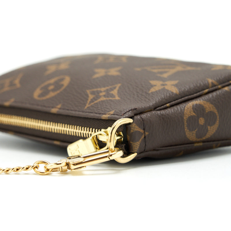 Louis Vuitton Mini Pochette Monogram Canvas GHW