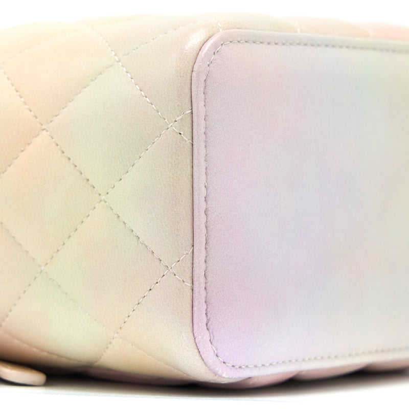 Chanel 22p Top Handle Long Vanity Case Lambskin Multicolour GHW