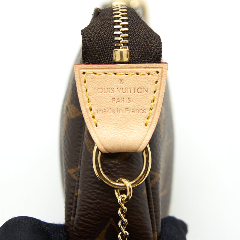 Louis Vuitton Mini Pochette Monogram Canvas GHW