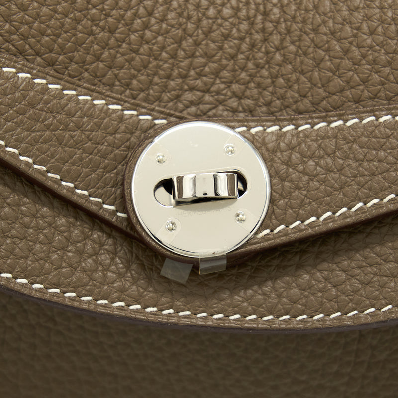Hermes Lindy 30 Clemence Etoupe SHW Stamp A