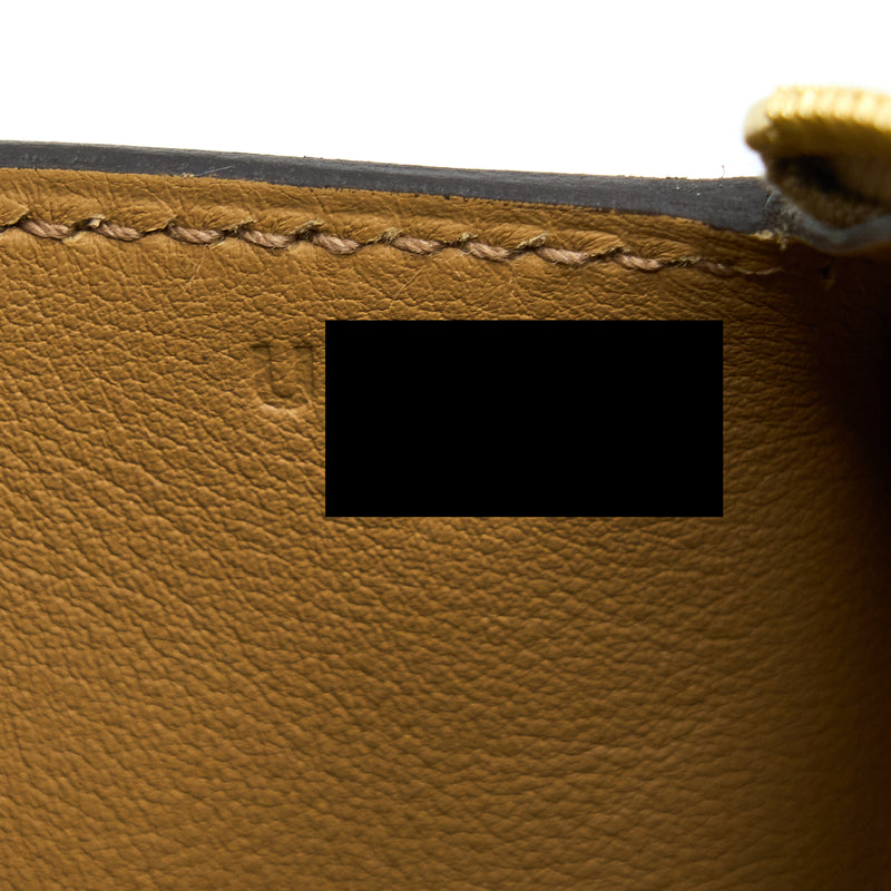 Hermes Mini Lindy Swift Alezan / Biscuit GHW Stamp U