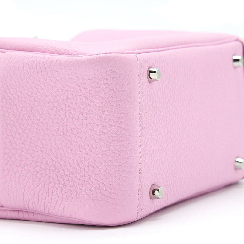 Hermes Mini Lindy Clemence X9 Mauve Sylvestre SHW Stamp U