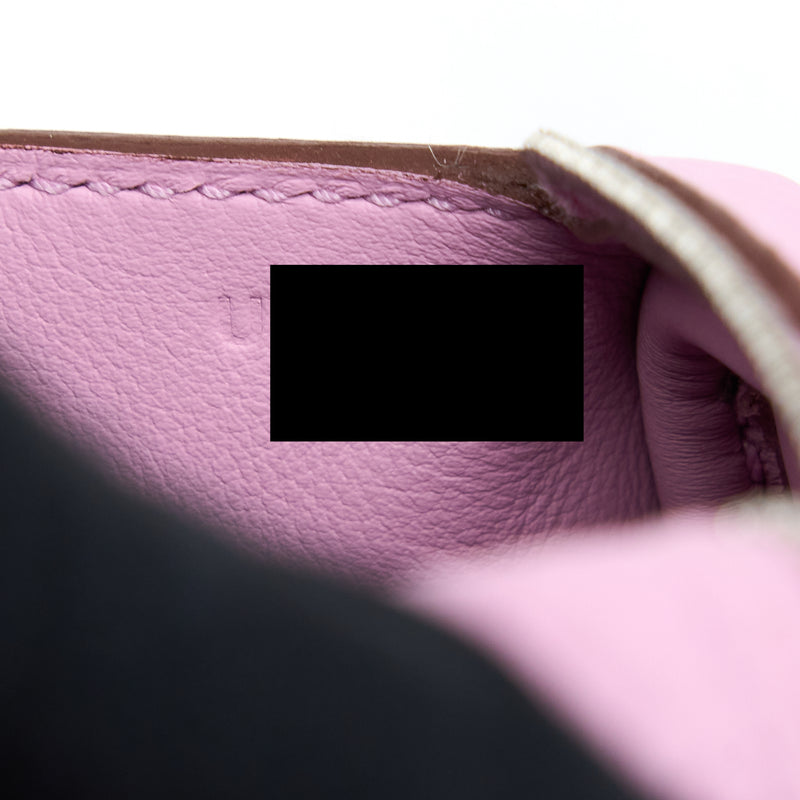 Hermes Mini Lindy Clemence X9 Mauve Sylvestre SHW Stamp U
