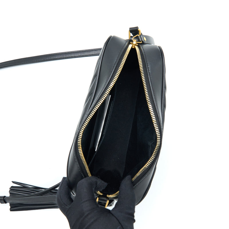 Saint Laurent/ YSL Lou Camera Bag Calfskin Black GHW