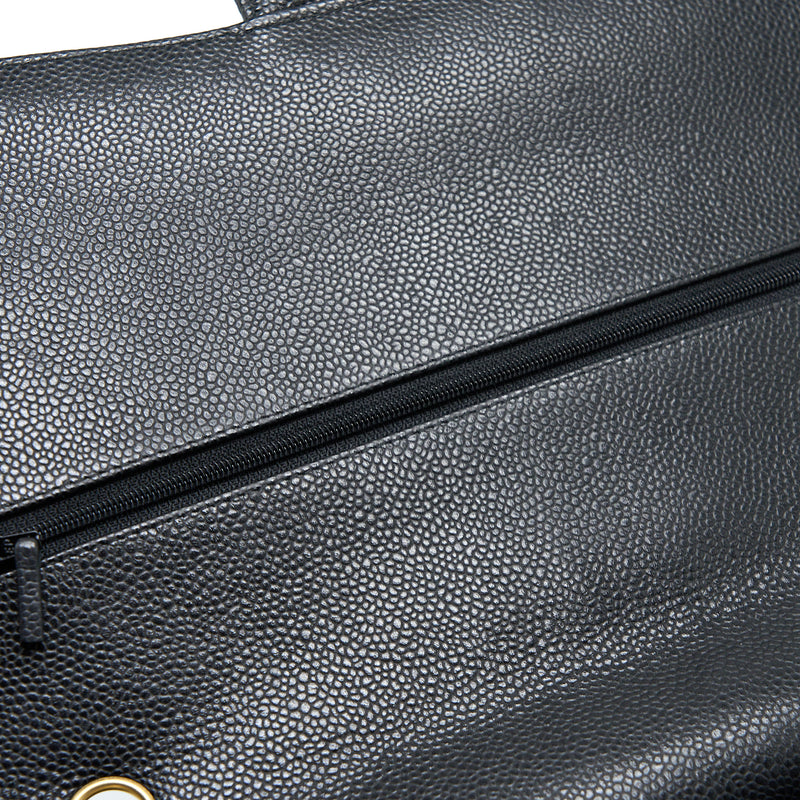 Chanel Maxi Classic Double Flap Bag Caviar Black GHW