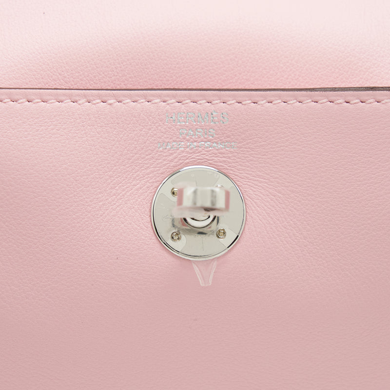 Hermes Mini Lindy Swift 3Q Rose Sakura SHW Stamp Z