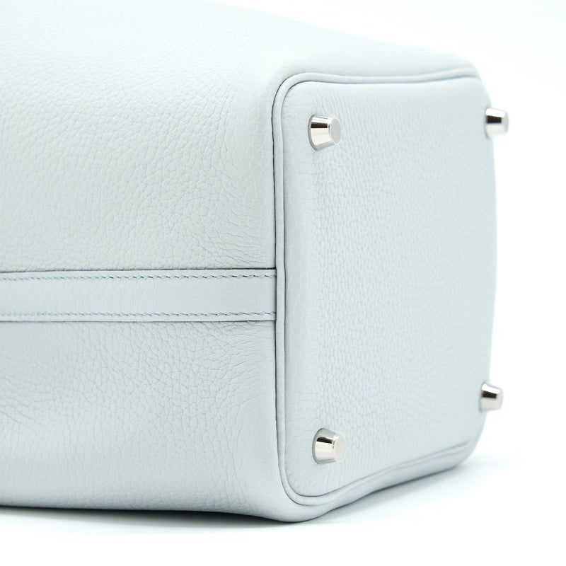 Hermes Picotin 18 Lock Bag Clemence Blue Pale SHW Stamp U