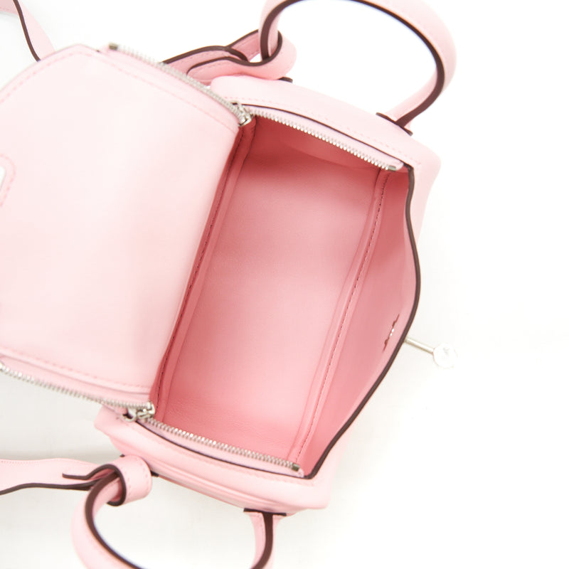 Hermes Mini Lindy Swift 3Q Rose Sakura SHW Stamp Z