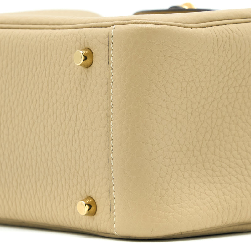 Hermes Mini Lindy Clemence Trench GHW Stamp U