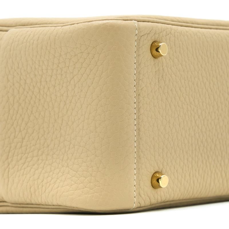 Hermes Mini Lindy Clemence Trench GHW Stamp U