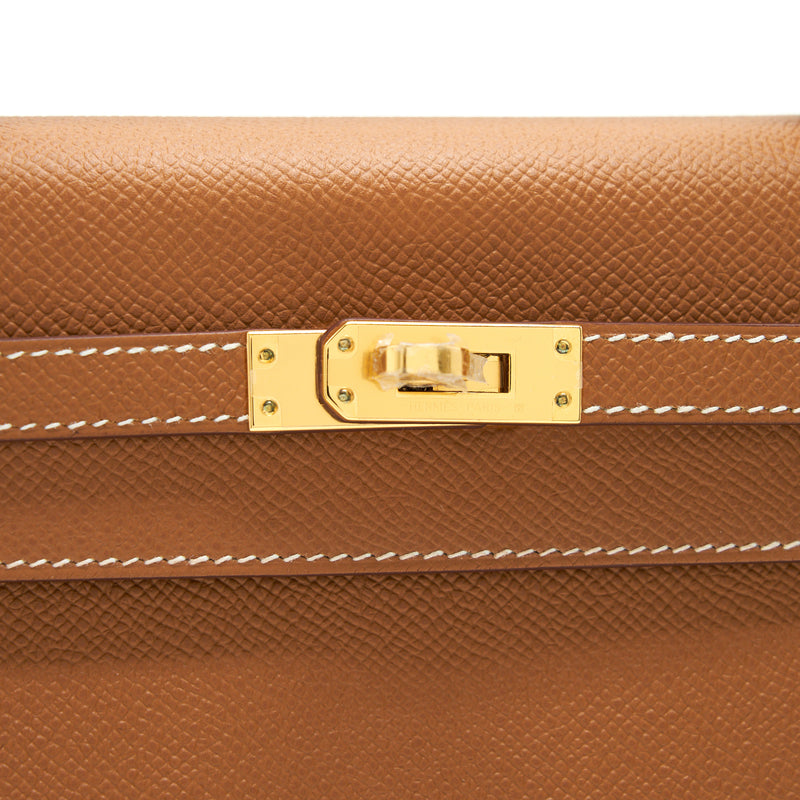 Hermes Kelly 25 Sellier 37 Gold with GHW stamp Y