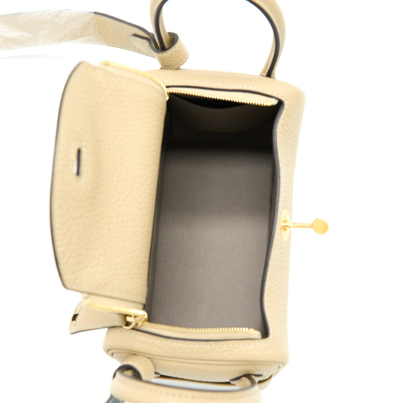 Hermes Mini Lindy Clemence Trench GHW Stamp U