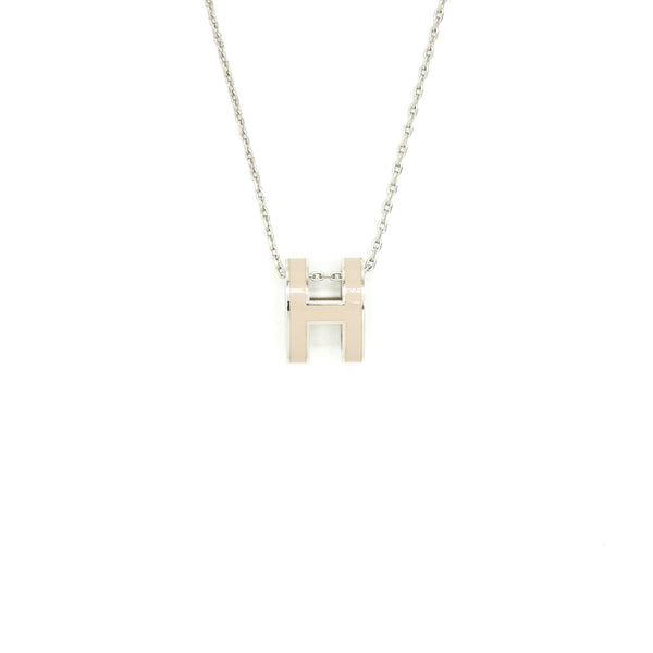 Hermes Pop H Pendant Marron Glace SHW