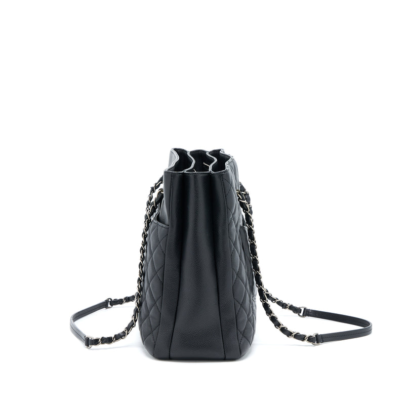 Chanel Urban Companion Tote Bag Caviar Black Ruthenium Hardware