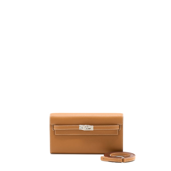 Hermes Kelly To Go Epsom Gold SHW Stamp Z