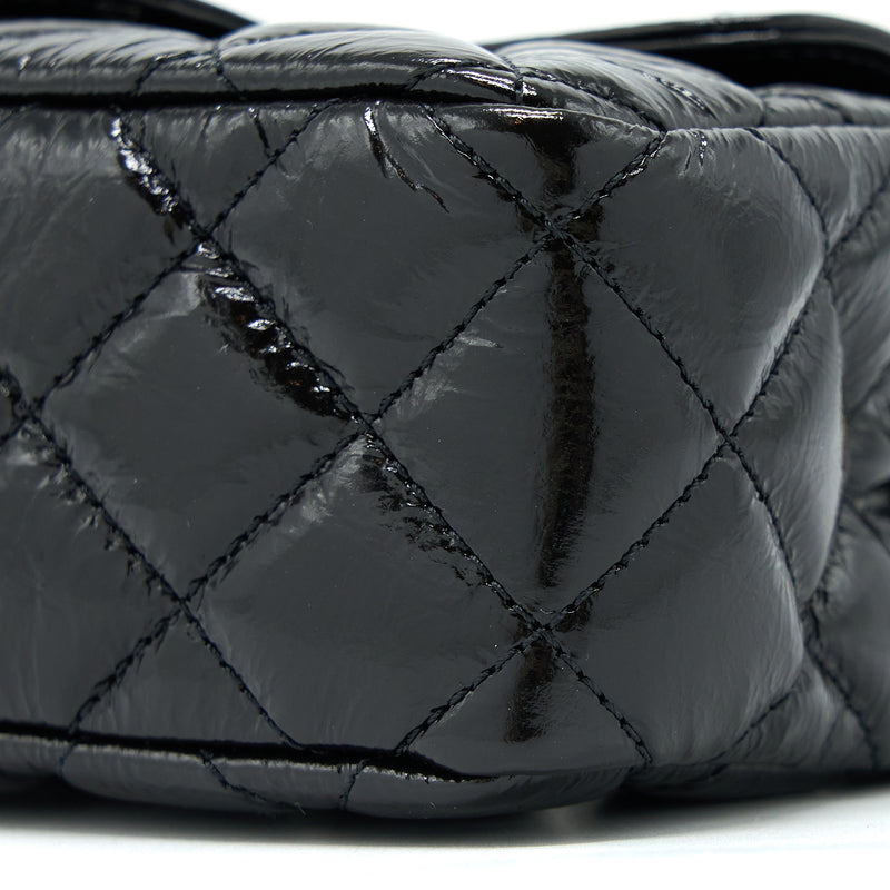 Chanel Small Hobo Bag Black Shiny GHW