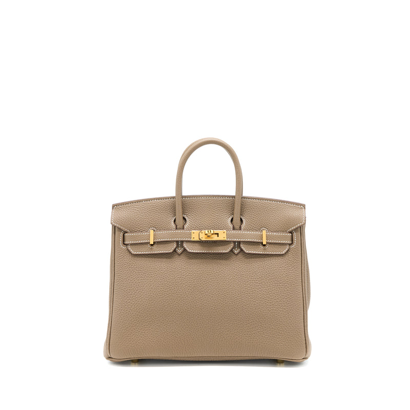 Hermes Birkin 25 Togo Etoupe GHW Stamp Z