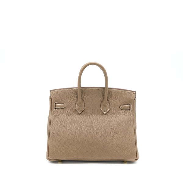 Hermes Birkin 25 Togo Etoupe GHW Stamp Z