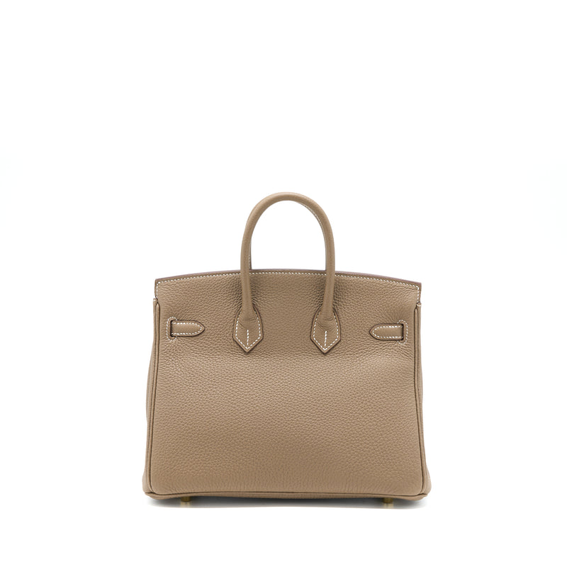 Hermes Birkin 25 Togo Etoupe GHW Stamp Z