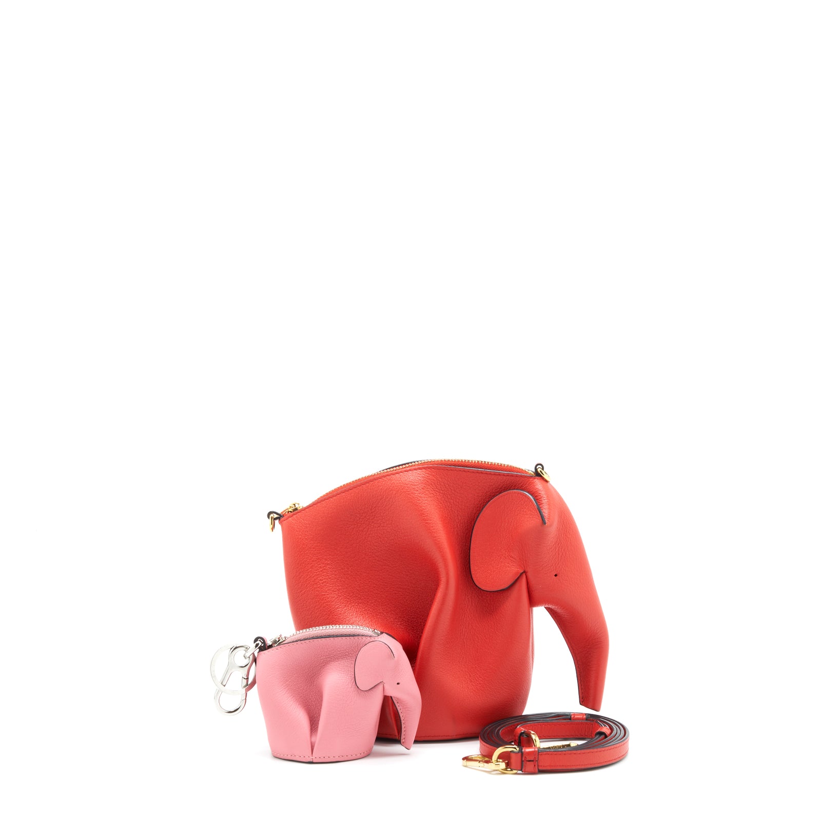 アクセサリーその他 Loewe Elephant pendant in raffia and leather Loewe Elephant pendant in raffia and leather | TheDoubleF