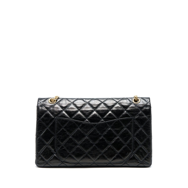 Chanel 2.55 Reissue 227 Shiny Aged Calfskin Black GHW
