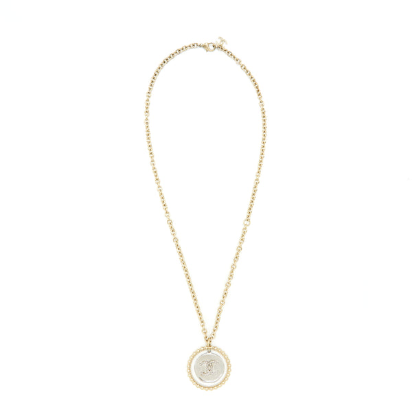 Chanel Giant Round CC Necklace