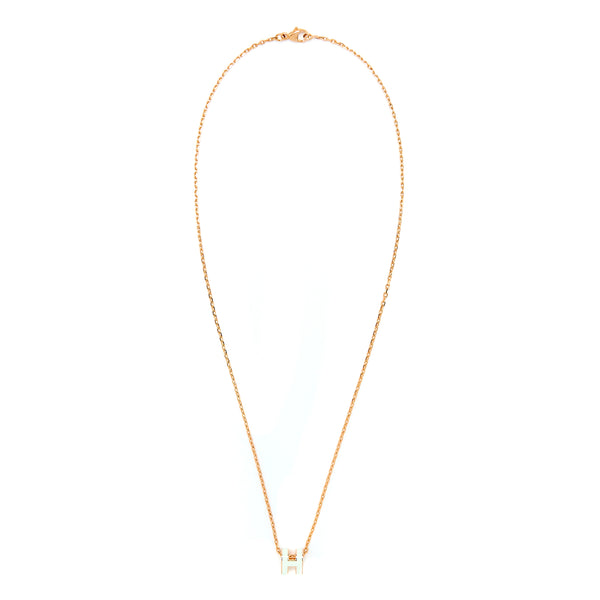Hermes Mini Pop H Pendant Vert Fizz RGHW