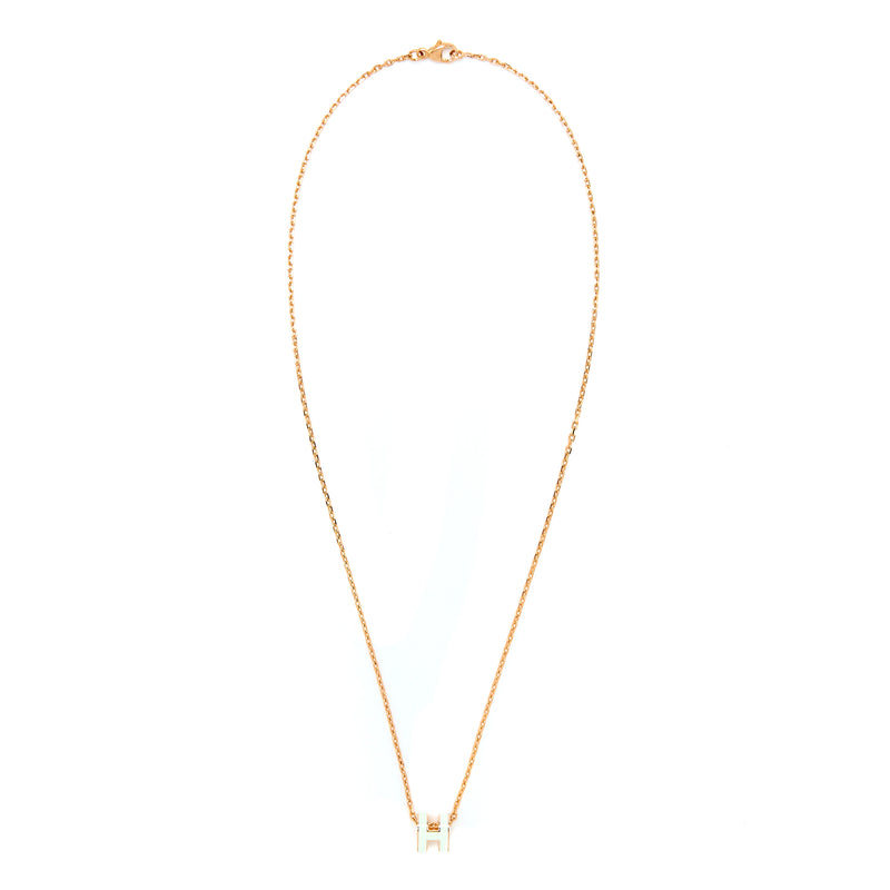 Hermes Mini Pop H Pendant Vert Fizz RGHW
