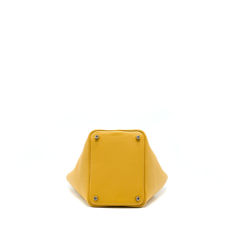 Hermes Picotin 18 Clemence Amber Yellow SHW Stamp C