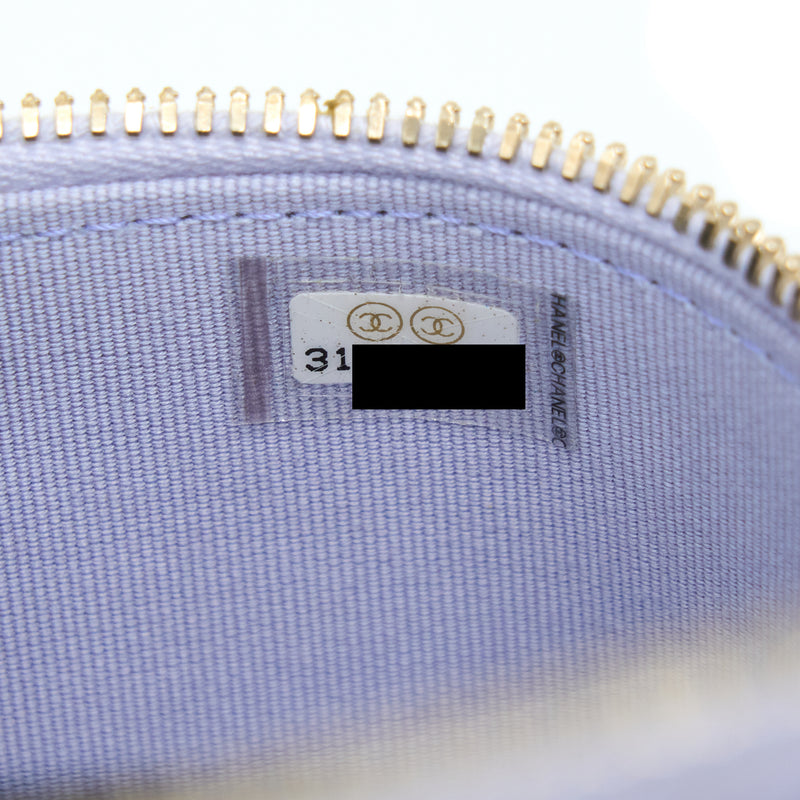 Chanel Top Handle Mini Vanity Case Light Purple LGHW