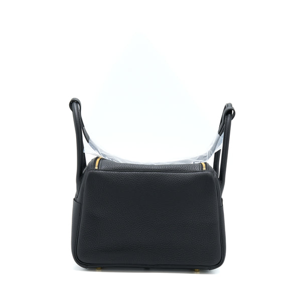 Hermes Lindy 26 Clemence Black GHW Stamp U