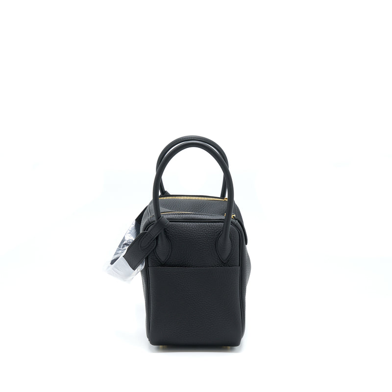 Hermes Lindy 26 Clemence Black GHW Stamp U