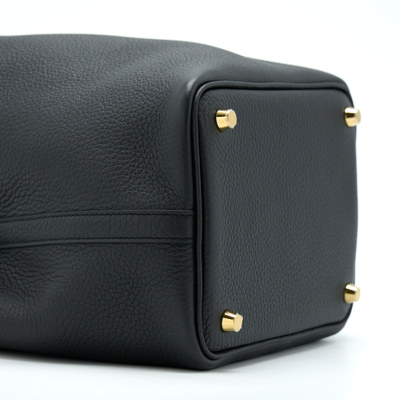 Hermes Picotin 18 Lock Bag Clemence Black GHW Stamp Z