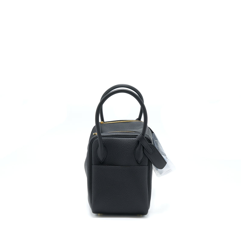 Hermes Lindy 26 Clemence Black GHW Stamp U