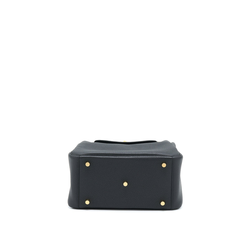 Hermes Lindy 26 Clemence Black GHW Stamp U