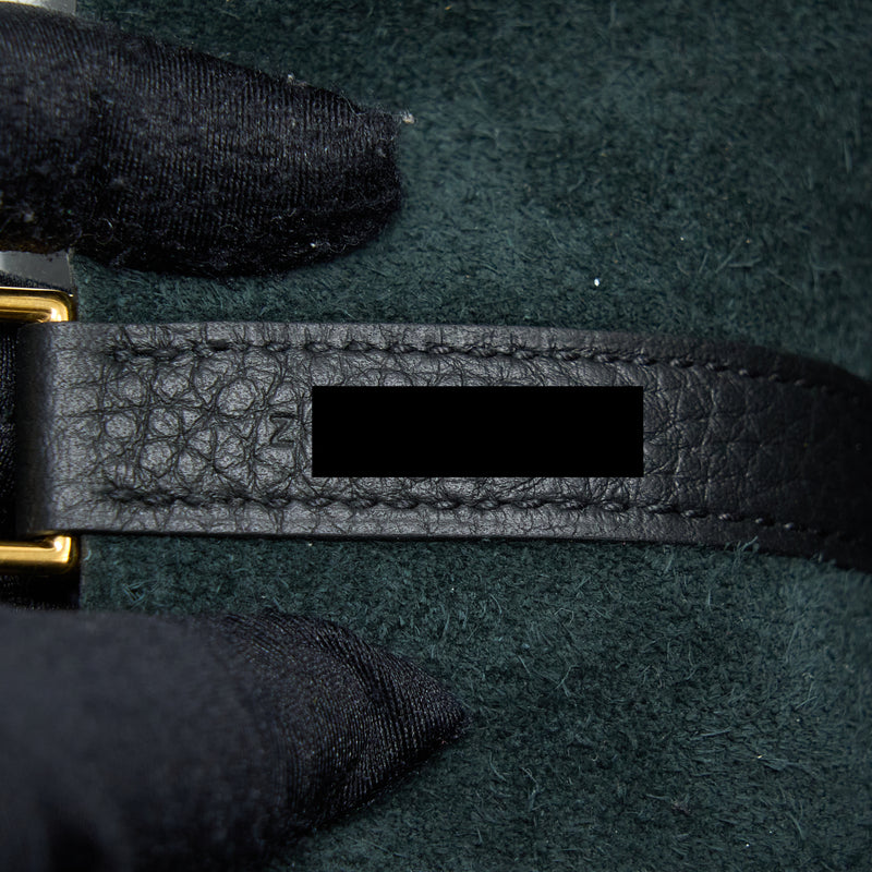 Hermes Picotin 18 Lock Bag Clemence Black GHW Stamp Z