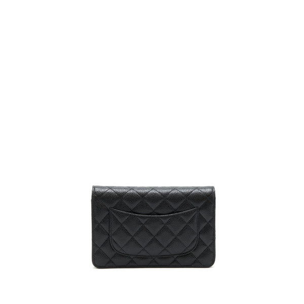 Chanel Classic Wallet on Chain Caviar black GHW