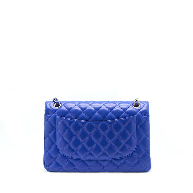 Chanel Jumbo Classic Double Flap Bag Lambskin Blue Brushed GHW