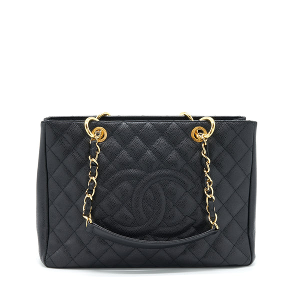 Chanel Grand Shopping Tote Bag Caviar Black GHW