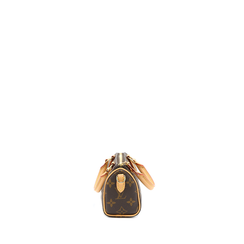 Louis Vuitton Nano Speedy Monogram Canvas GHW(New Version)