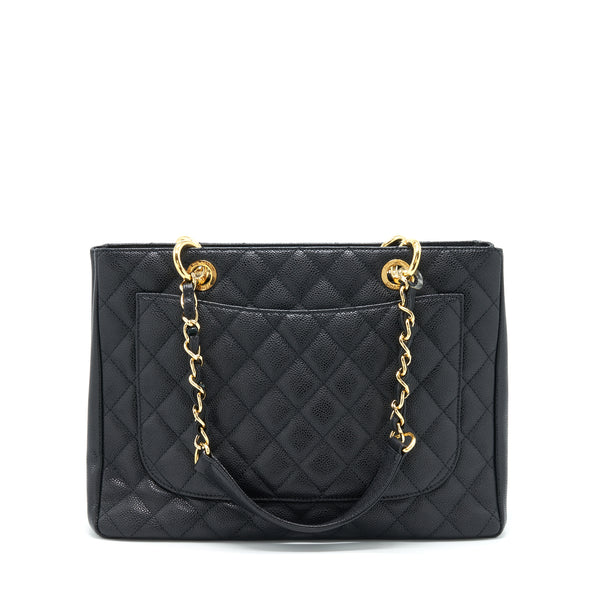 Chanel Grand Shopping Tote Bag Caviar Black GHW