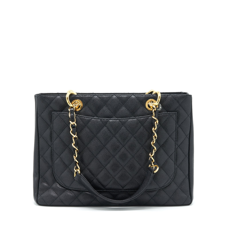 Chanel Grand Shopping Tote Bag Caviar Black GHW