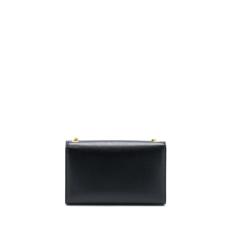 Saint Laurent/ YSL Medium Kate Bag Grained Calfskin Black GHW