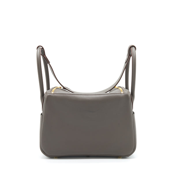 Hermes Lindy 26 Evercolor 8F Gris Etain GHW Stamp Z