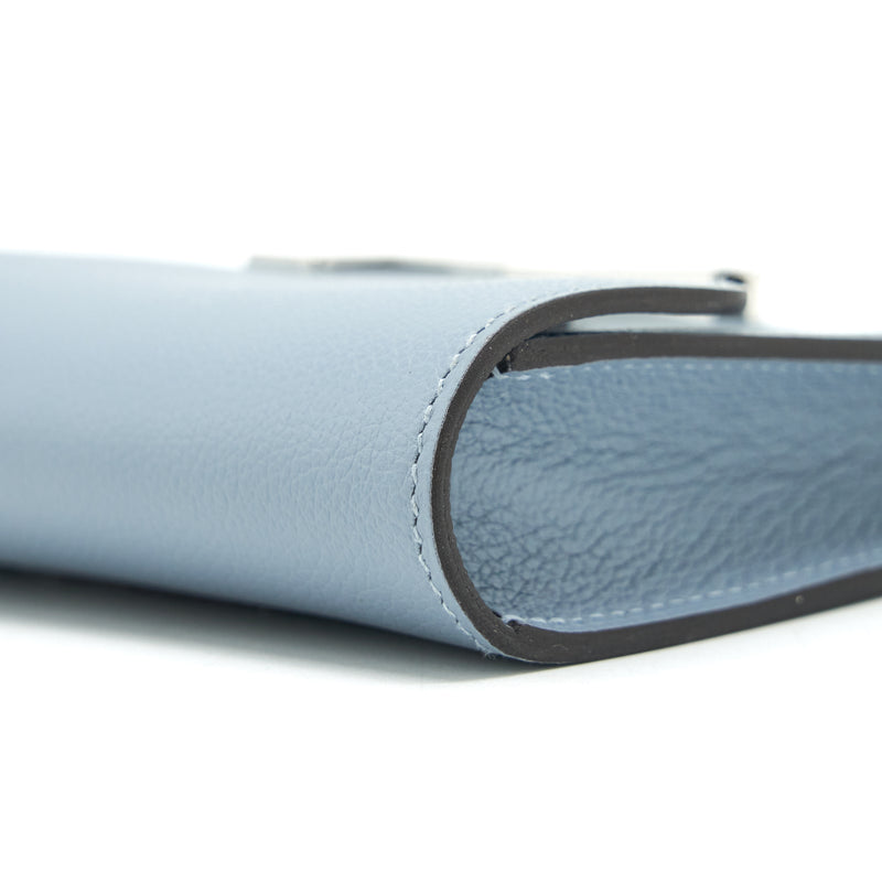 Hermes Constance Slim Evercolor J7 Blue Line SHW Stamp Z