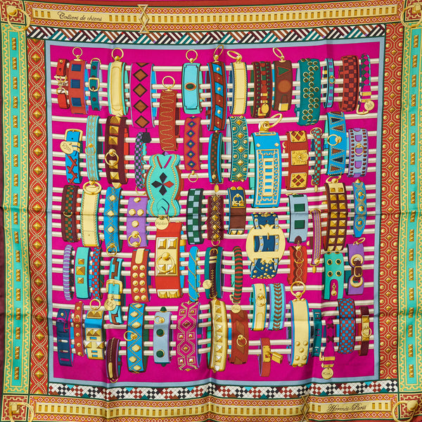 Hermes Silk Scarf 90×90cm Multicolour
