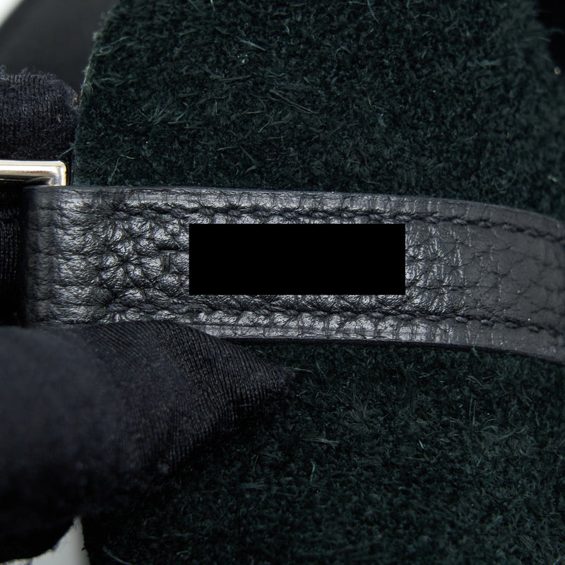 Hermes Picotin 18 Lock Bag Clemence Black SHW Stamp T