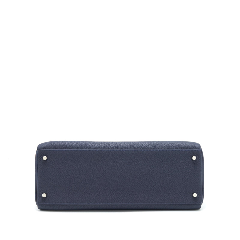 Hermes Kelly 35 Togo Blue Nuit SHW Stamp A