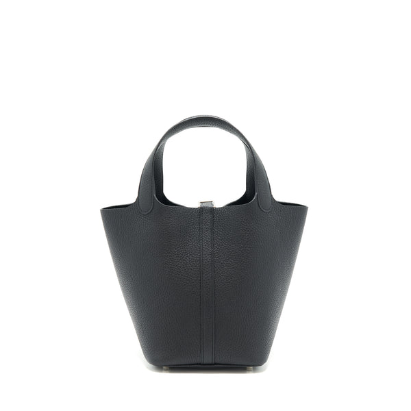Hermes picotin 18 Lock bag black SHW stamp Y