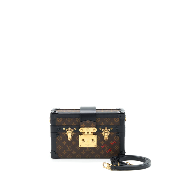 Louis Vuitton Petite Malle Monogram Canvas And Leather GHW